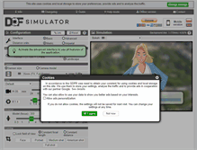 Tablet Screenshot of dofsimulator.net